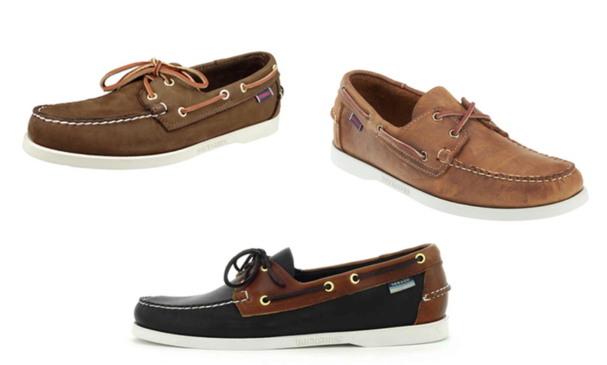 Mocasines de cuero para hombre | Groupon