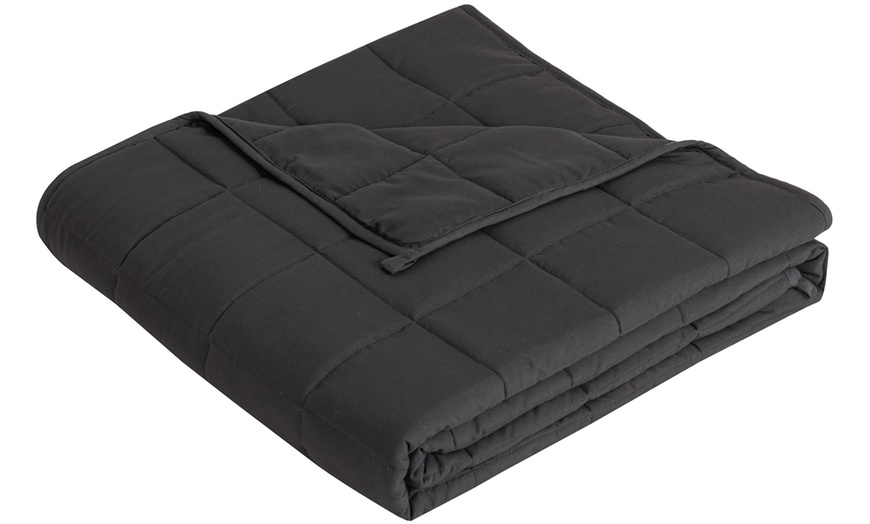 Up To 53 Off Weighted Blanket for stress relief 4kg 6kg or 8kg Groupon