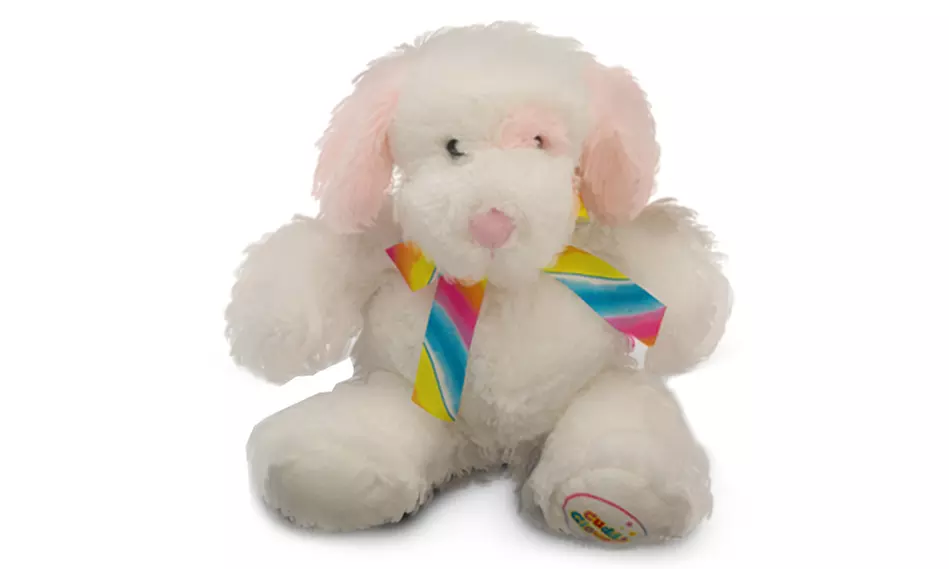 Peluche chien ou ourson brillant dans le noir, disponible en 2 couleurs - Primary Image