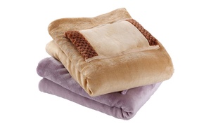 Electric Heated Cashmere Blend Blanket