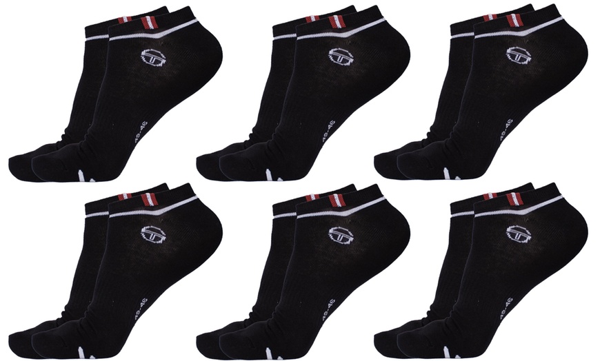 Image 4: Paires de chaussettes invisibles en coton mélangé Sergio Tacchini 