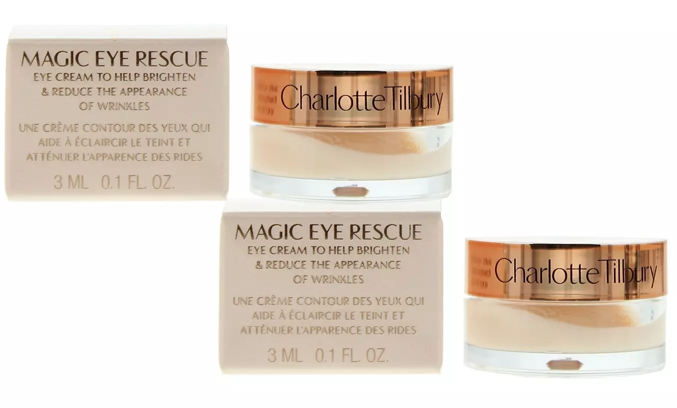 Two Pack Charlotte Tilbury Magic Eye Rescue Eye Cream 3ml - Primary Image