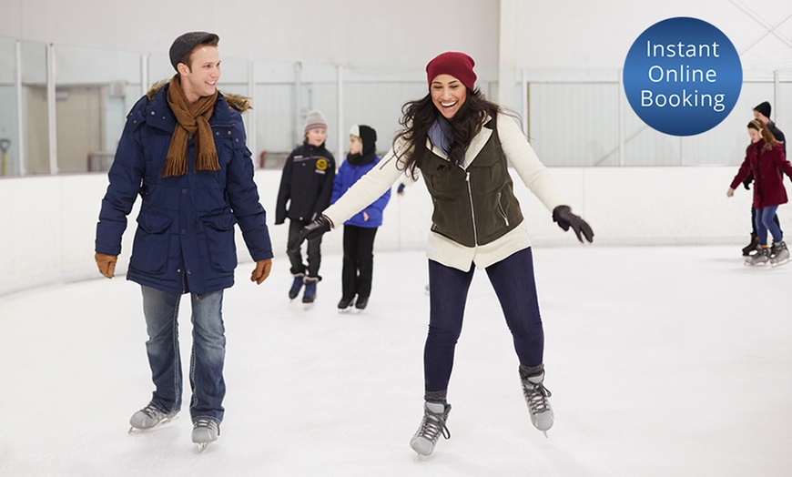 Image 1: Ice-Skating Session + Skate Hire