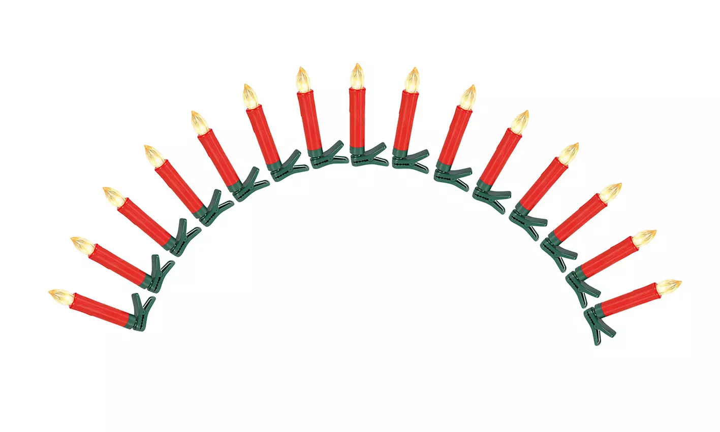 CHRISTmaxx Kerzenzauber mit 15 kabellosen LED-Kerzen zum Anklemmen, Aufstellen oder Aufhängen (45% sparen*) - Primary Image