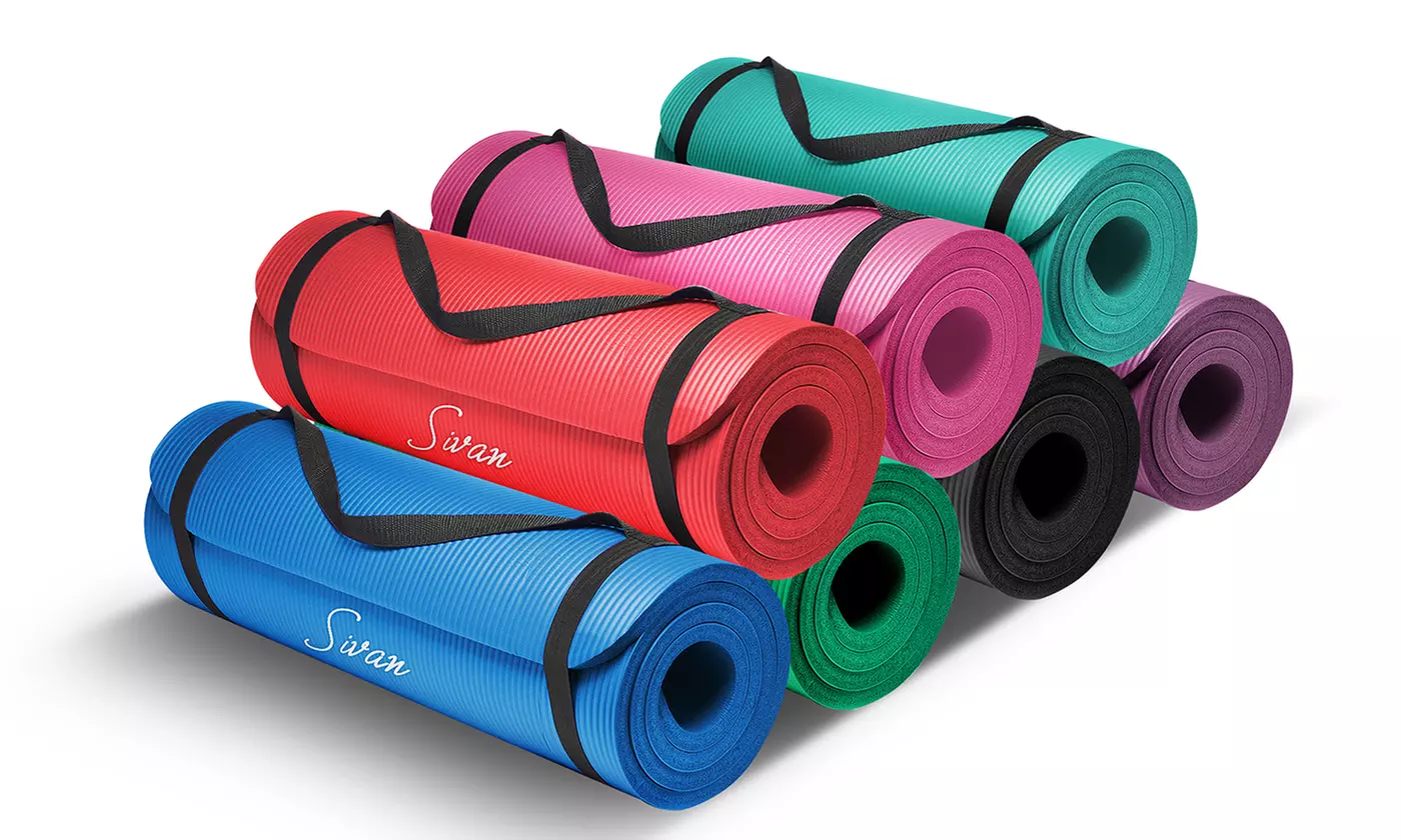 Sivan Health and Fitness Extra Thick Foam Yoga Mat - Primary Image