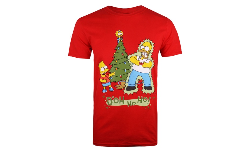 Image 6: Simpsons Christmas T-Shirt