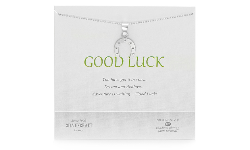 Image 7: Silver Necklace with Message Card