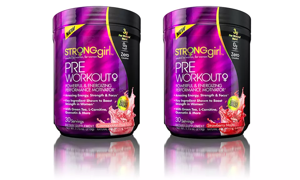 Strong Girl Pre-Workout Performance Motivator Dietary Supplement (30 Servings) - Primary Image