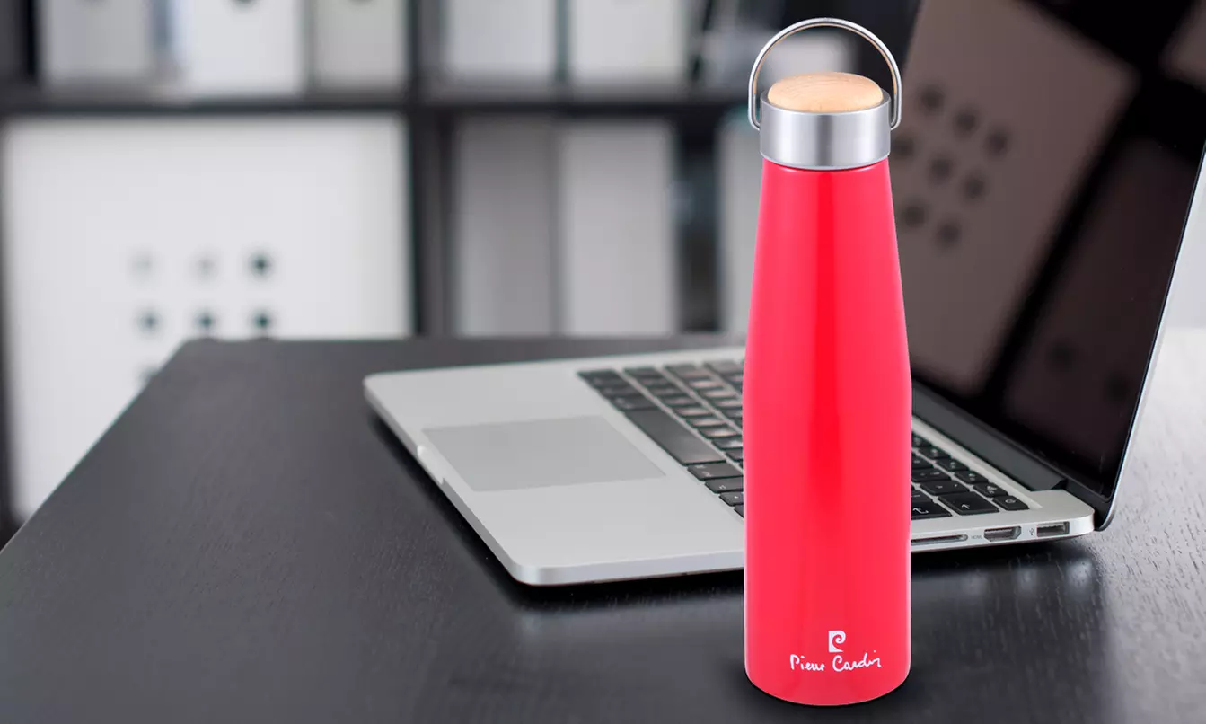 Bouteille d'eau "Éclat" 800 ml en acier inoxydable de Pierre Cardin - Primary Image