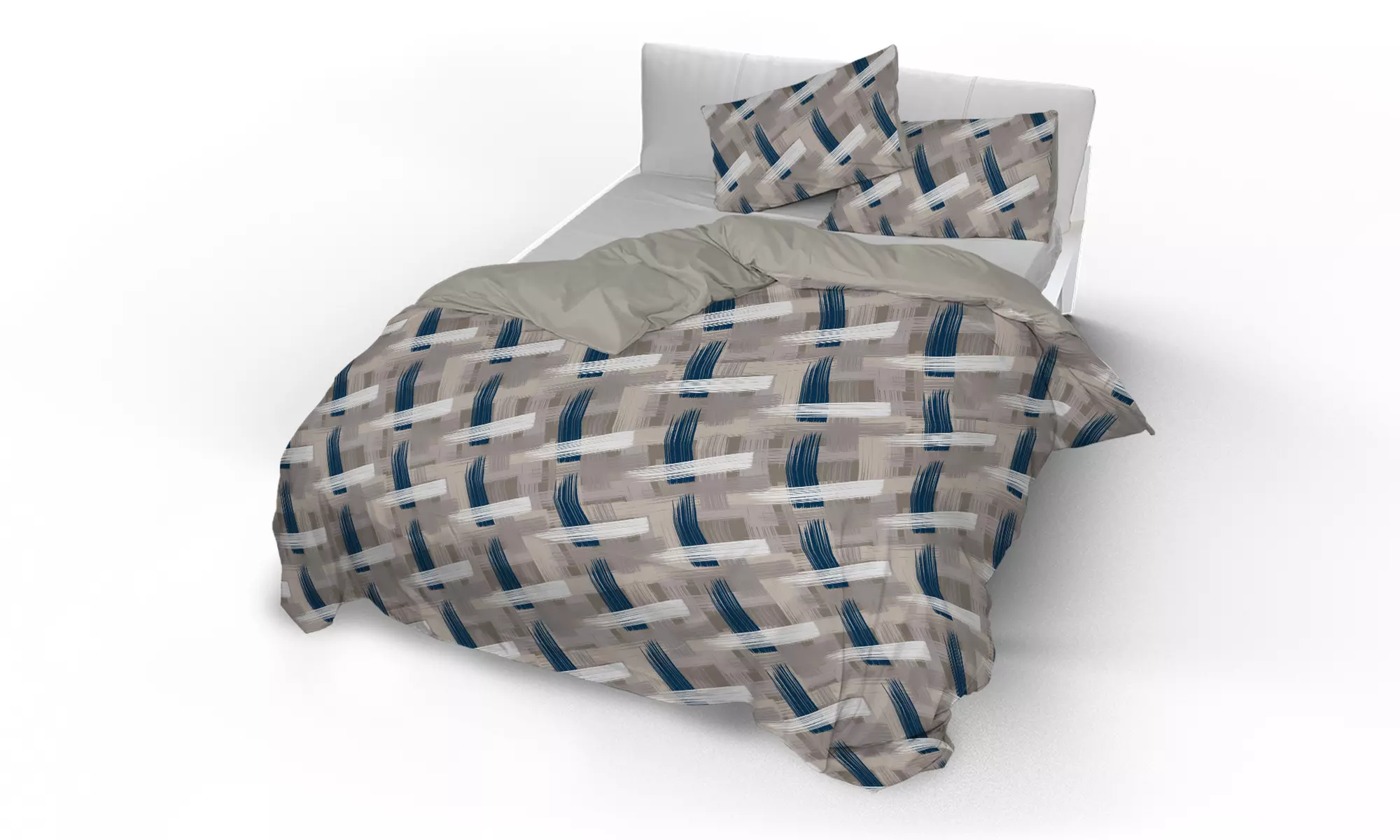 Ensemble de literie fantaisie, effet "peau de pêche"