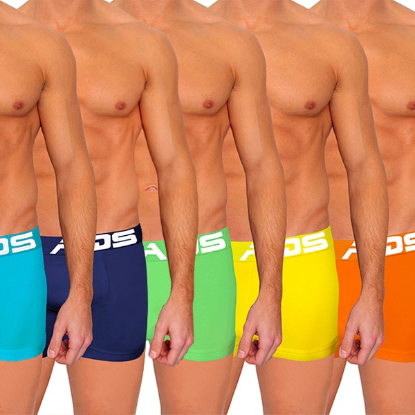 aqs men's colorful boxer briefs