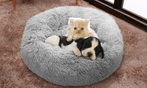 Plush Round Pet Bed