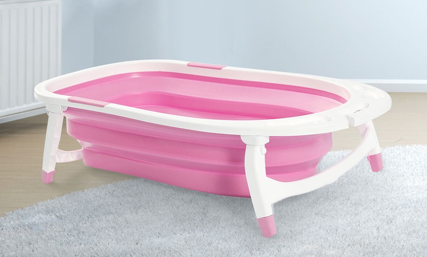 Image 21: Collapsible Baby Bathtub
