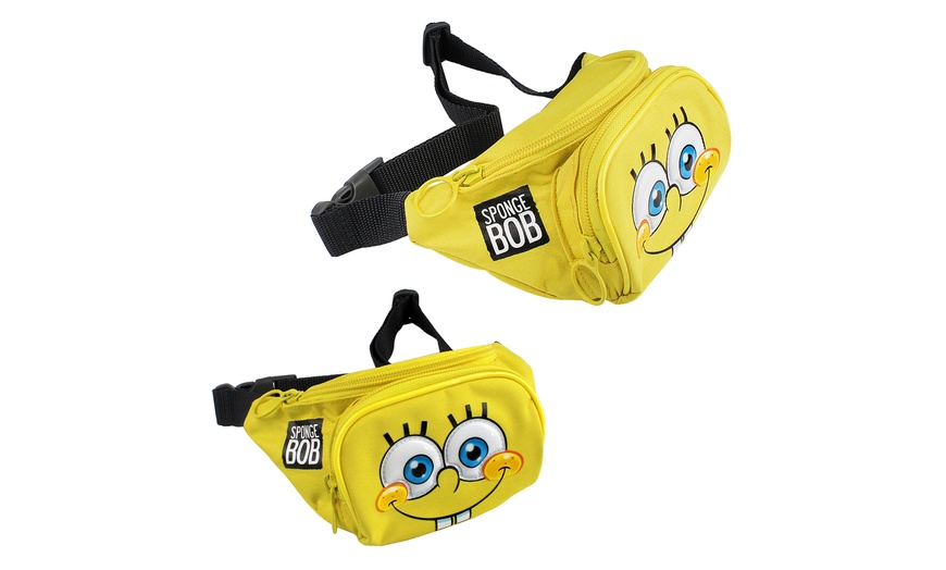 Image 20: Spongebob Backpack Set