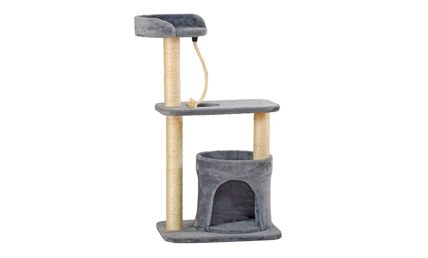 Image 3: Large Cat Tree & Grooming Arch