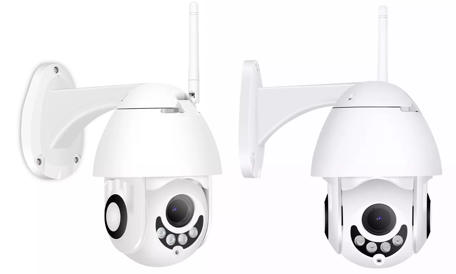 1 ou 2 caméras dôme wifi d'extérieur full HD avec audio bidirectionnel - Primary Image