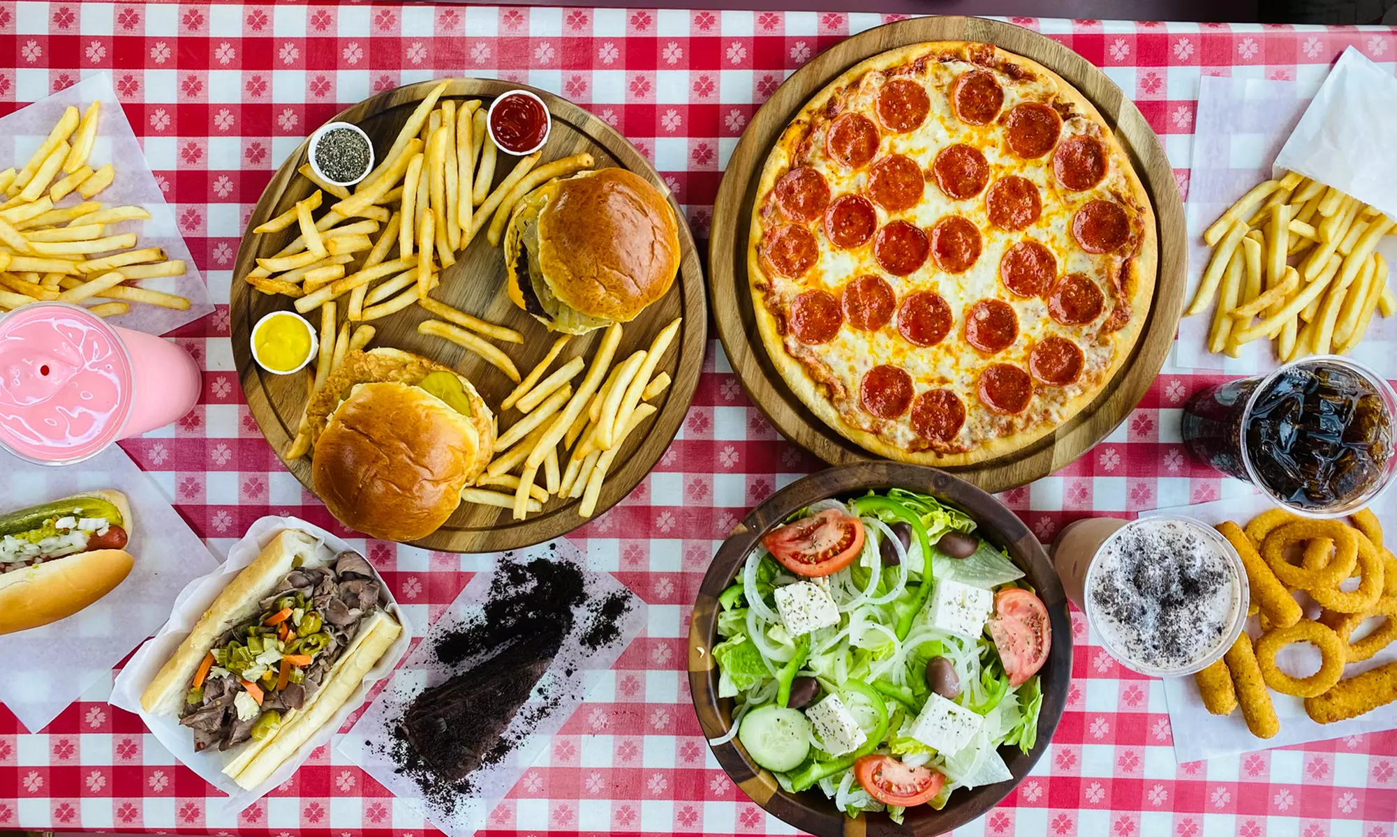 Casual Dining at Mr. Beef & Pizza (Up to 34% Off). Two Options Available. - Primary Image