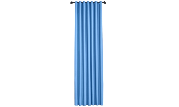 Thermal Blackout Eyelet Curtain Groupon Goods