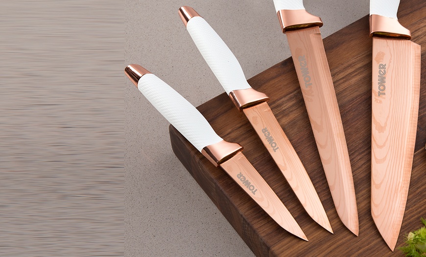 Image 16: Tower Five-Piece Knife Set