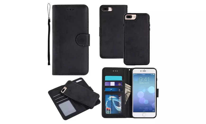 Image 11: Etui pour iPhone en suède PU