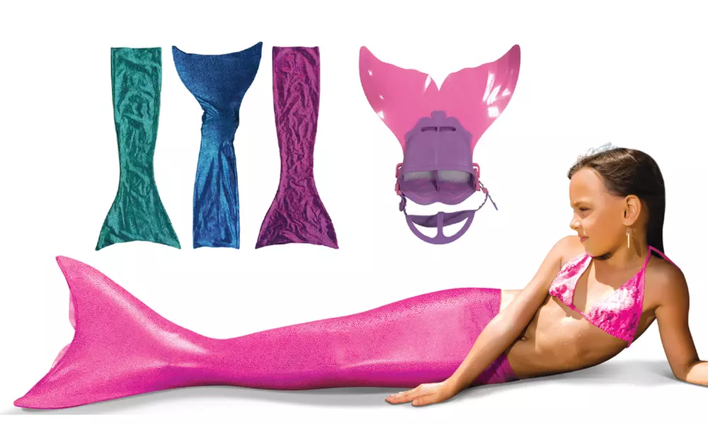 Mermaid Swim Tail and Monofin - Primary Image