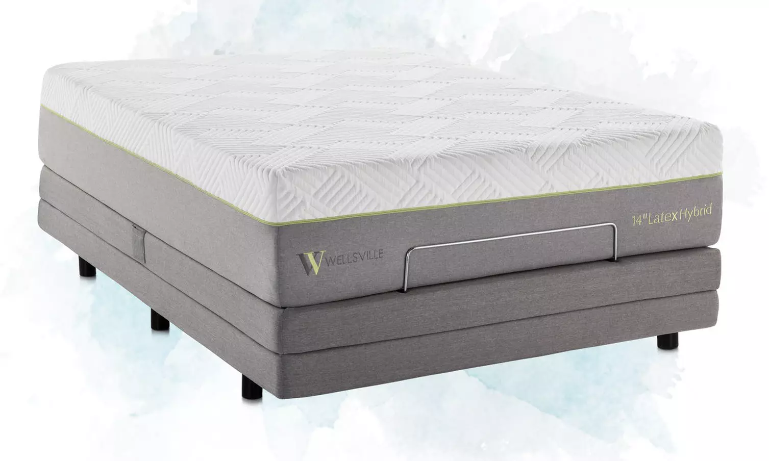 Wellsville 14" Latex Hybrid Mattress at Frederick Mattress (Up to 70% Off). Eight Options Available. - Primary Image