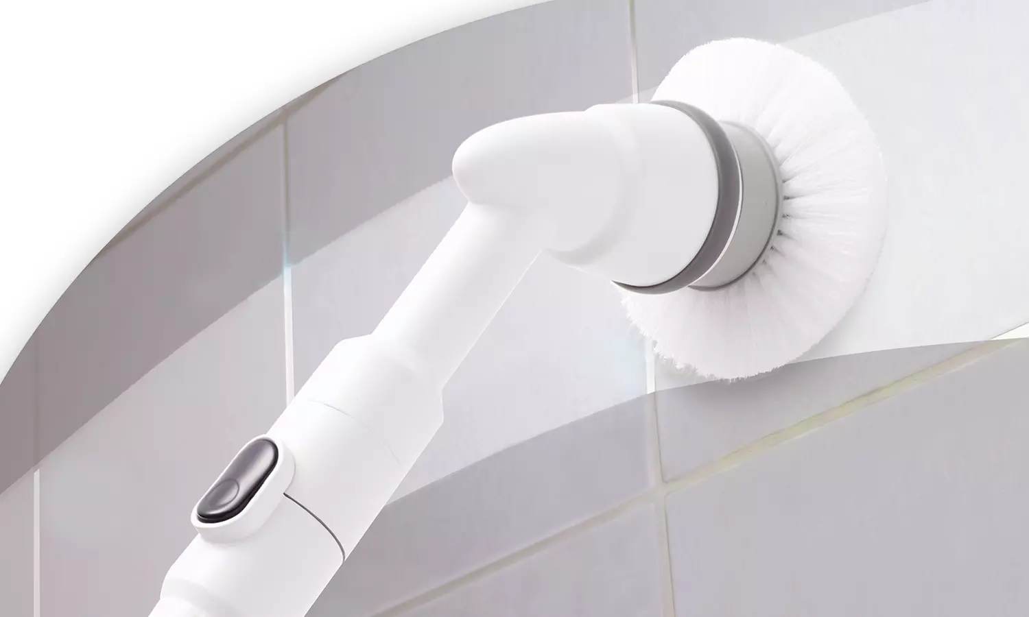 Brosse nettoyante rotative Turbo Scrub 360° avec manche télescopique - Primary Image