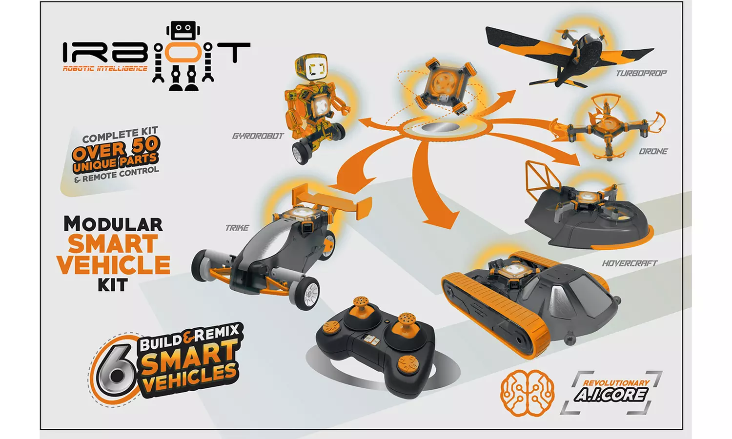 Kit de construction intelligence artificielle 6 en 1 IrDrone - Primary Image