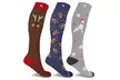 XTF Holiday Joy Knee High Compression Socks (3- or 6-Pairs) - Second Medium