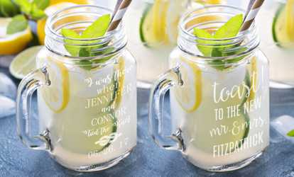 image for Up to 83% Off Personalized Glass Jars from Monogram Online