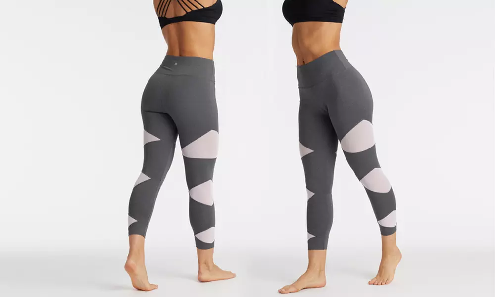 Bally Total Fitness Women's Mesh-Insert Mid-Calf Leggings (Size M) - Second Medium