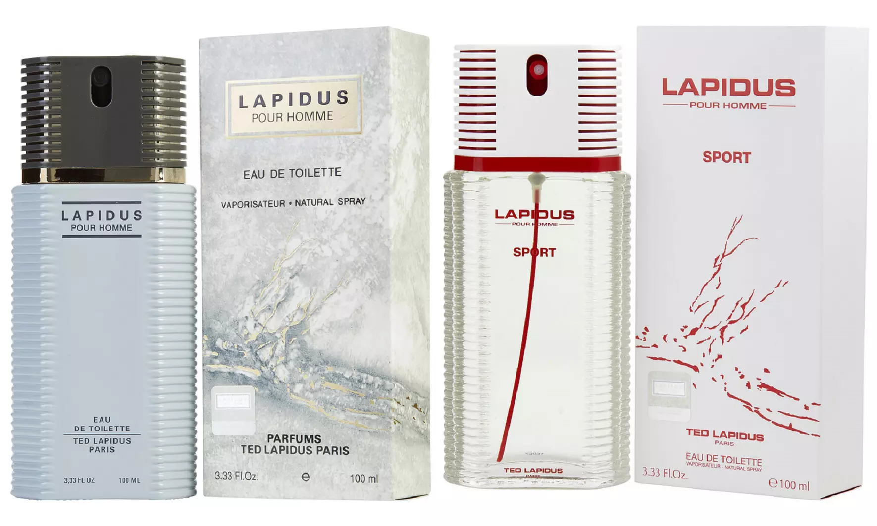 Eaux de toilette Lapidus pour homme et Sport de Ted Lapidus 100 ml - Primary Image