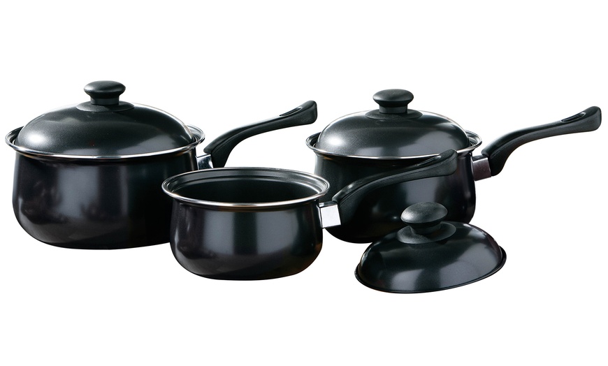 Image 12: Premier Housewares 3-Pc Pan Set