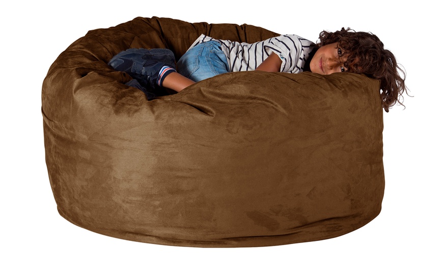 Image 12: Big Bertha Suede Bean Bags