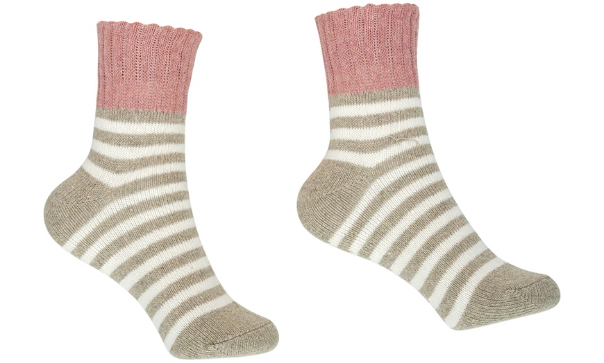 Image 6: 1 ou 2 lots de 5 paires de chaussettes thermiques pour femmes