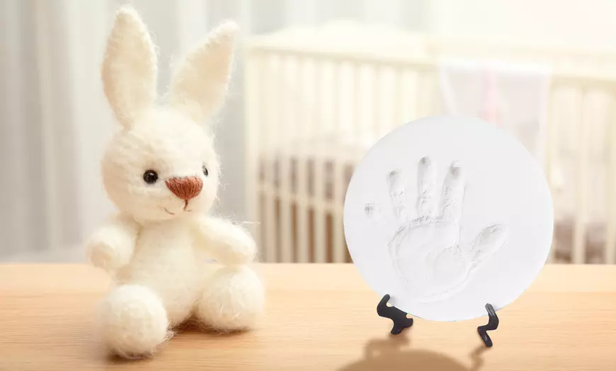 Image 3: Baby hand- en voetafdruk gipsset