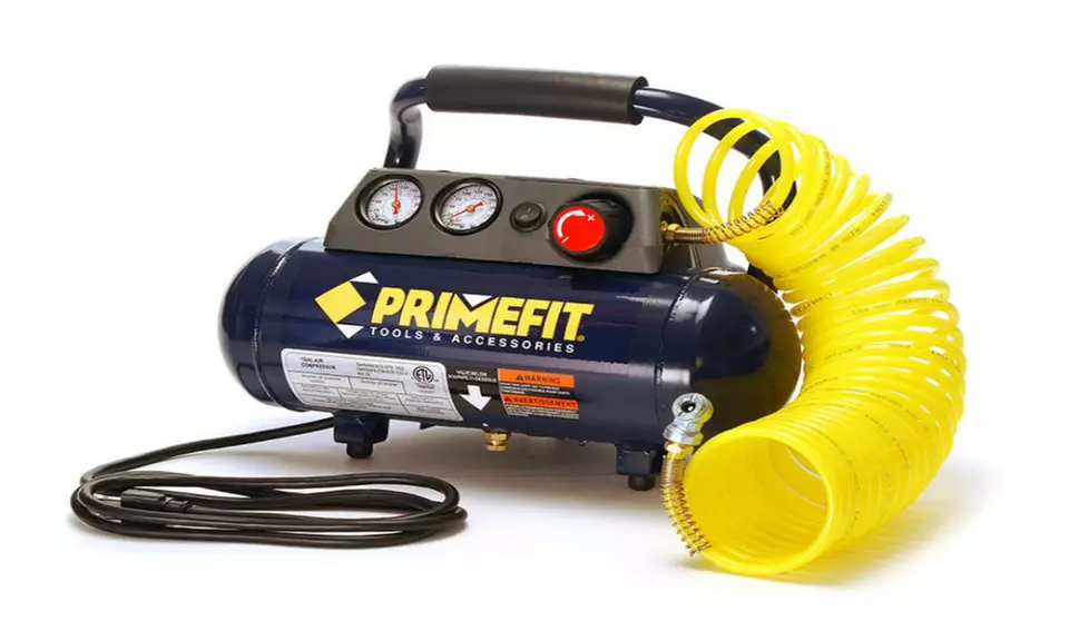 Primefit 1 Gallon 125 PSI Air Compressor with Regulator and Control Panel - Primary Image