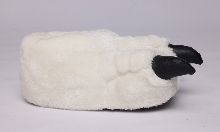 Image 28: Funny Claw Novelty Monster Foot Slippers