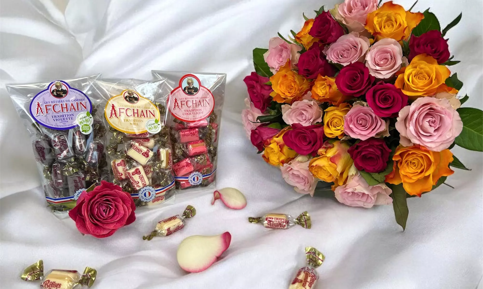 Bouquet Tutti Frutti - 30 tiges avec Kokomo