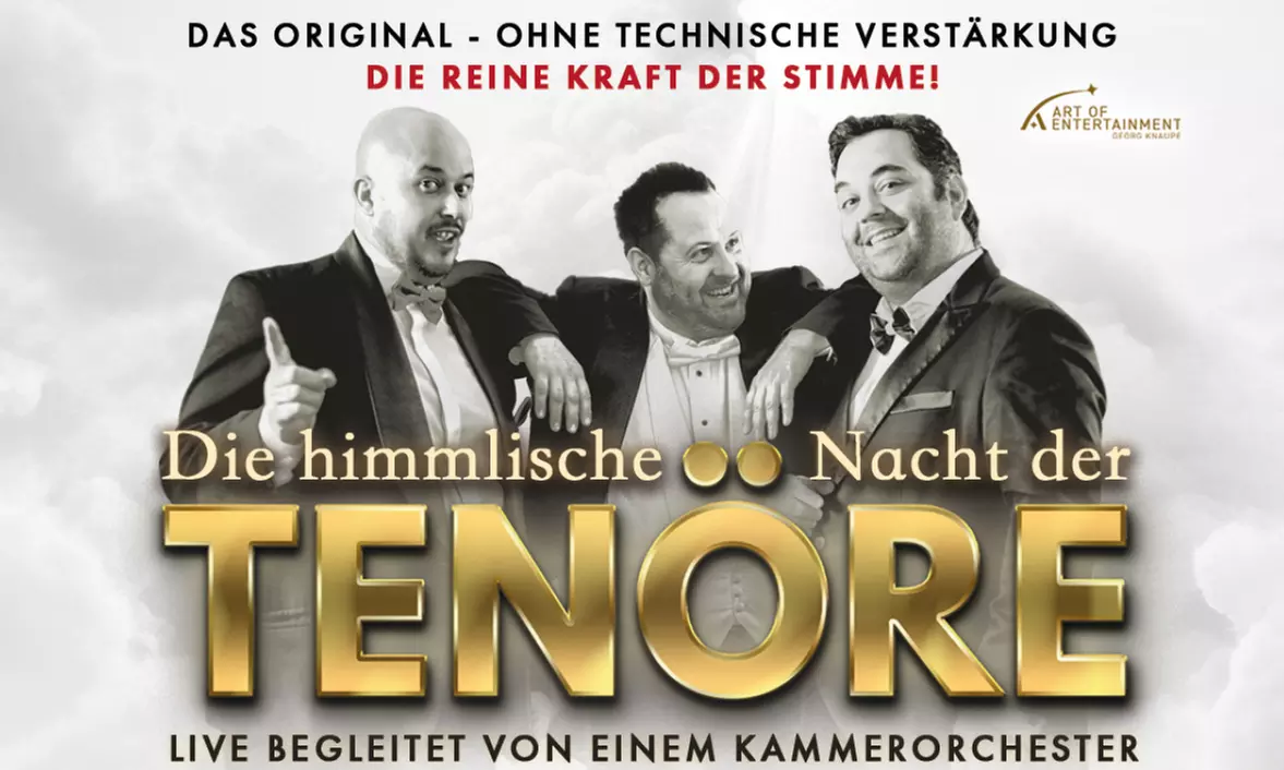 Ticket für „Die Himmlische Nacht der Tenöre – Das Original“