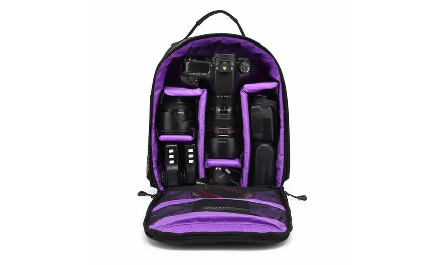 Image 7: Anti-Theft Camera Backpack