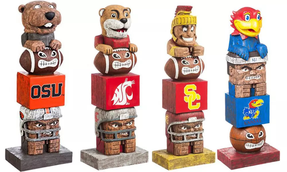 Evergreen Enterprises NCAA Indoor and Outdoor Tiki Totem - Primary Image