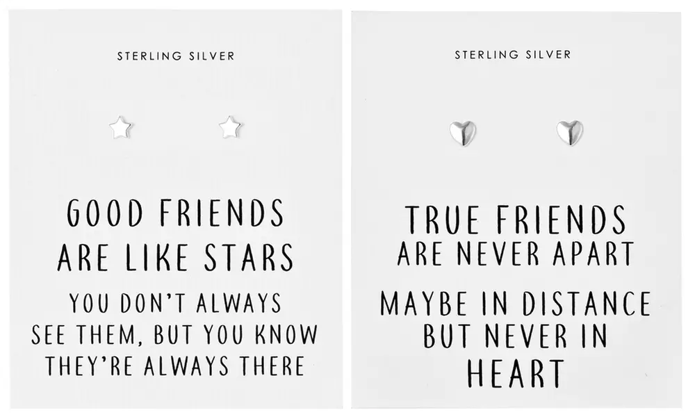 1 ou 2 paires de boucle d'oreilles clou en argent massif 925 - Primary Image