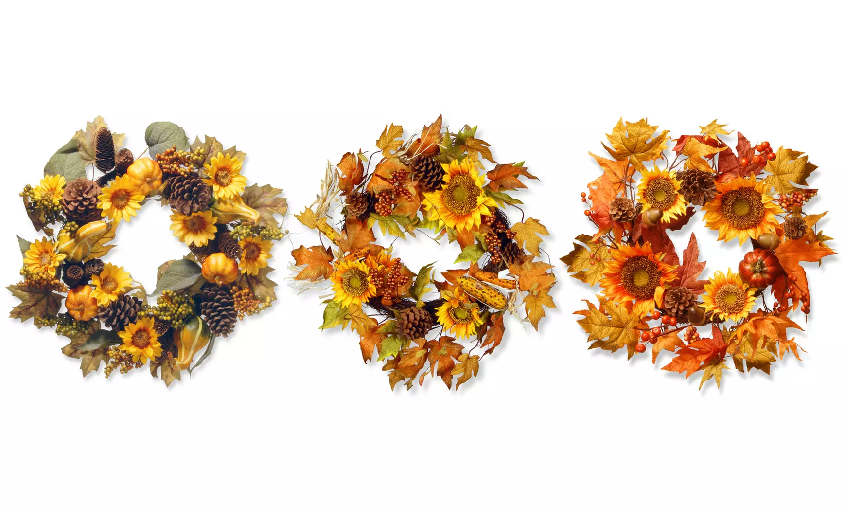 Harvest Sunflower Wreath - Primary Image