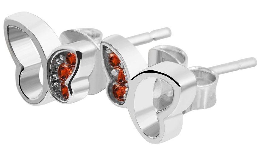 Image 20: 1, 2 ou 3 boucles d'oreilles goujons en argent sterling pour enfants