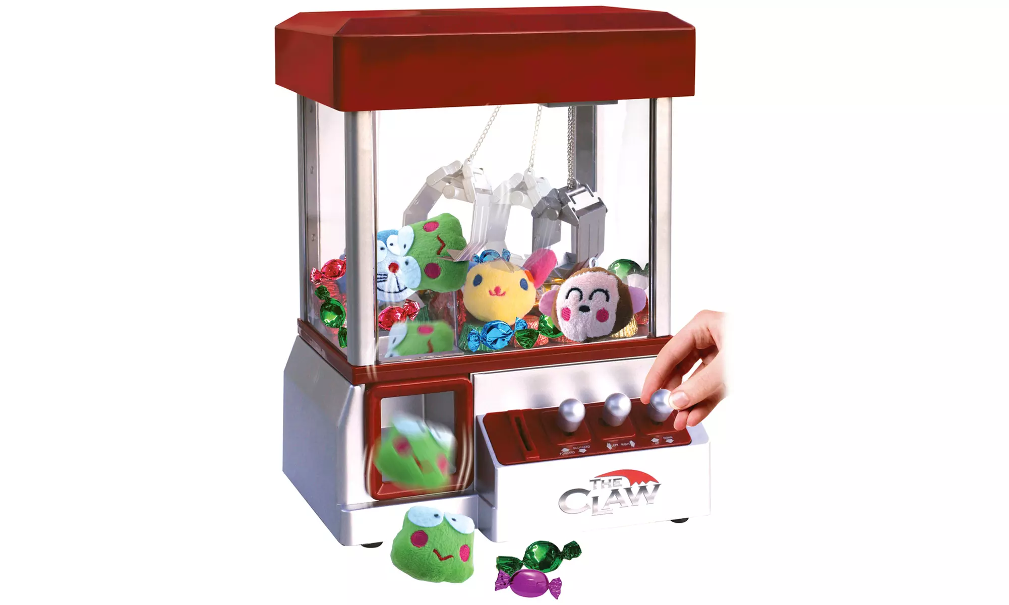 The Claw Arcade Game with 4 Plush Toys - Primary Image
