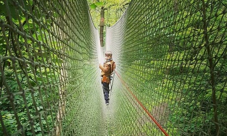 Parcours Aventure d'accrobranche de 2h ou pack Xtrem  dès 12 € à l'espace Xtrem Aventures Cergy