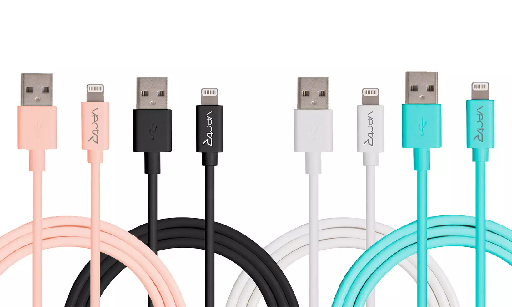 Vectr Apple Certified Lightning Charge & Sync Cable (3, 6, or 10Ft.) - Primary Image