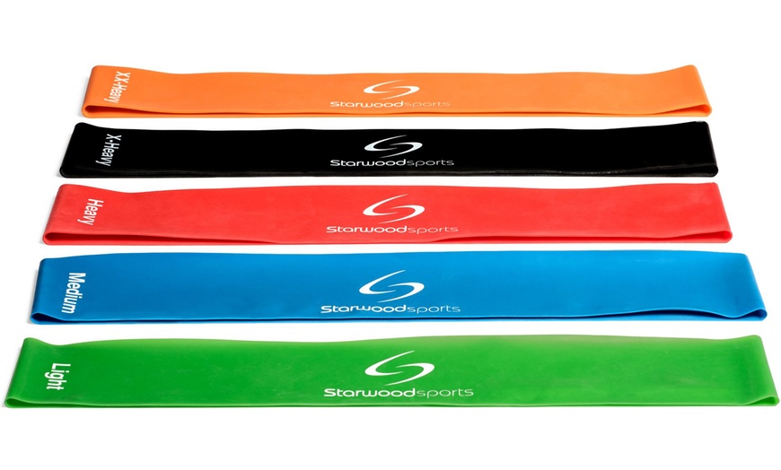 Up To 63% Off Generise Gym 5 Multi-Colour Loop Bands | Groupon