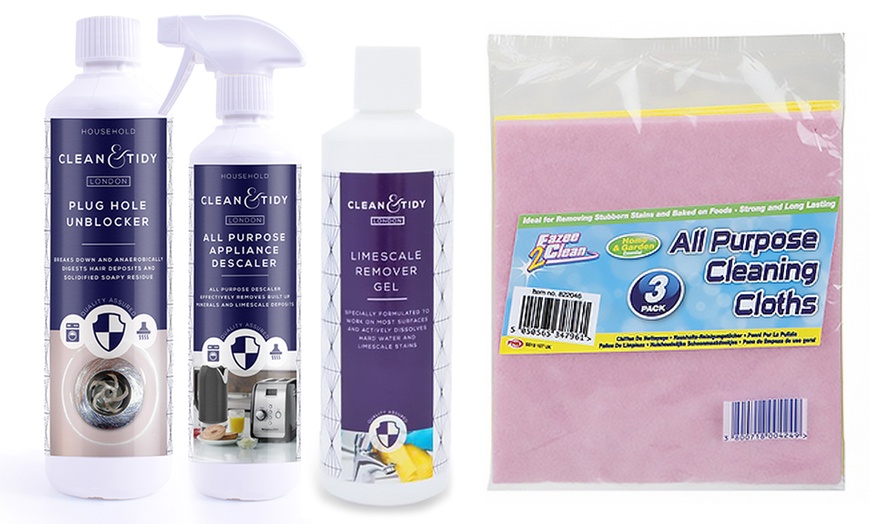 Image 1: Bathroom Cleaning Products